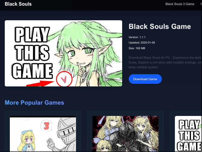 Black Souls Game